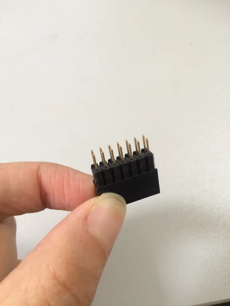 Двухрядный Штабелируемый гнездовой разъем с длинными ножками для PC104, 2,54 мм, 2x10, 20 контактов