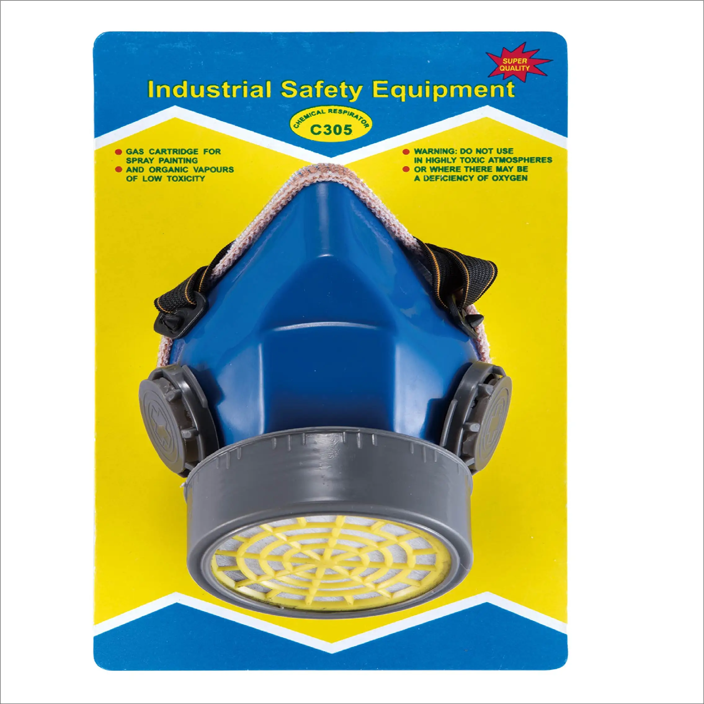 five layers Half Face Safety Chemical Respirators for dust with valve