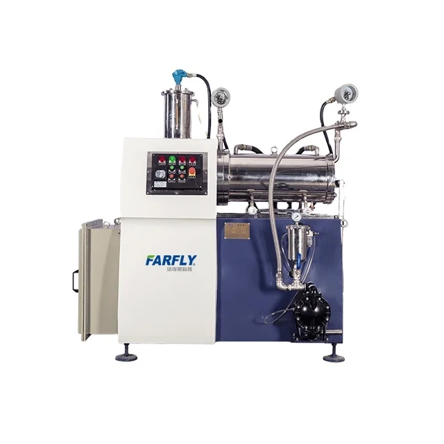 China FARFLY sand mill horizontal mixing machine water based wet grinding nanoscale mill