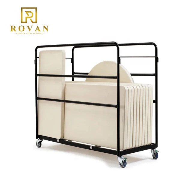 Hot sale folding table trolley  Hotel Carts for  foldable table hdpe used