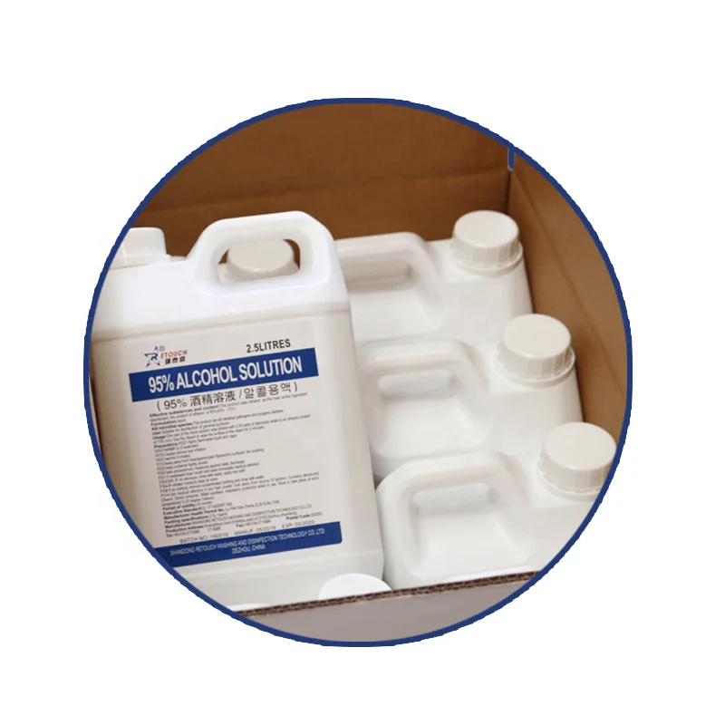Food Grade Alcohol , 95%,96% ,99% Alcohol for Disinfecting In Common Life Or In Hospital