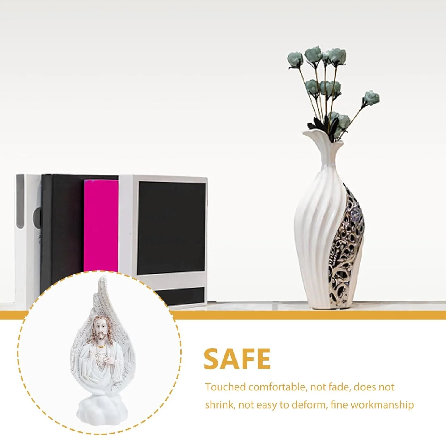 Polyresin Craft Holy Family Statue Catholic Resin Jesus Sculpture Religious Nativity Figurine Home decor