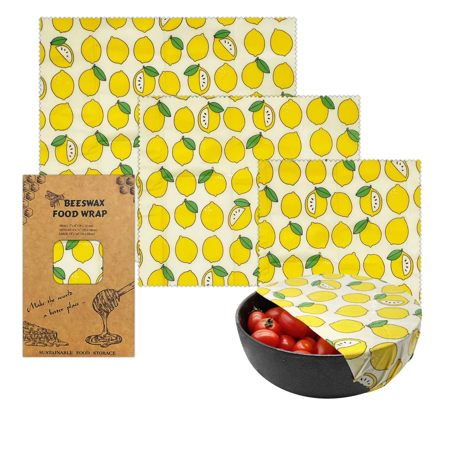 
Cheap Price Beeswax-Wrap Wax Food Wrap Beeswax Eco Friendly Beeswax Wrap 