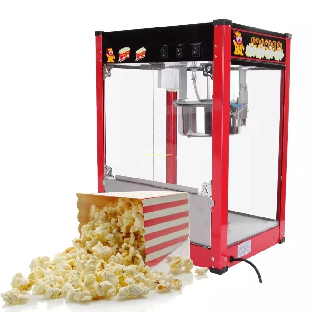 Electric Party Oil Popped Commercial Popcorn Maker Popcorn Machine
