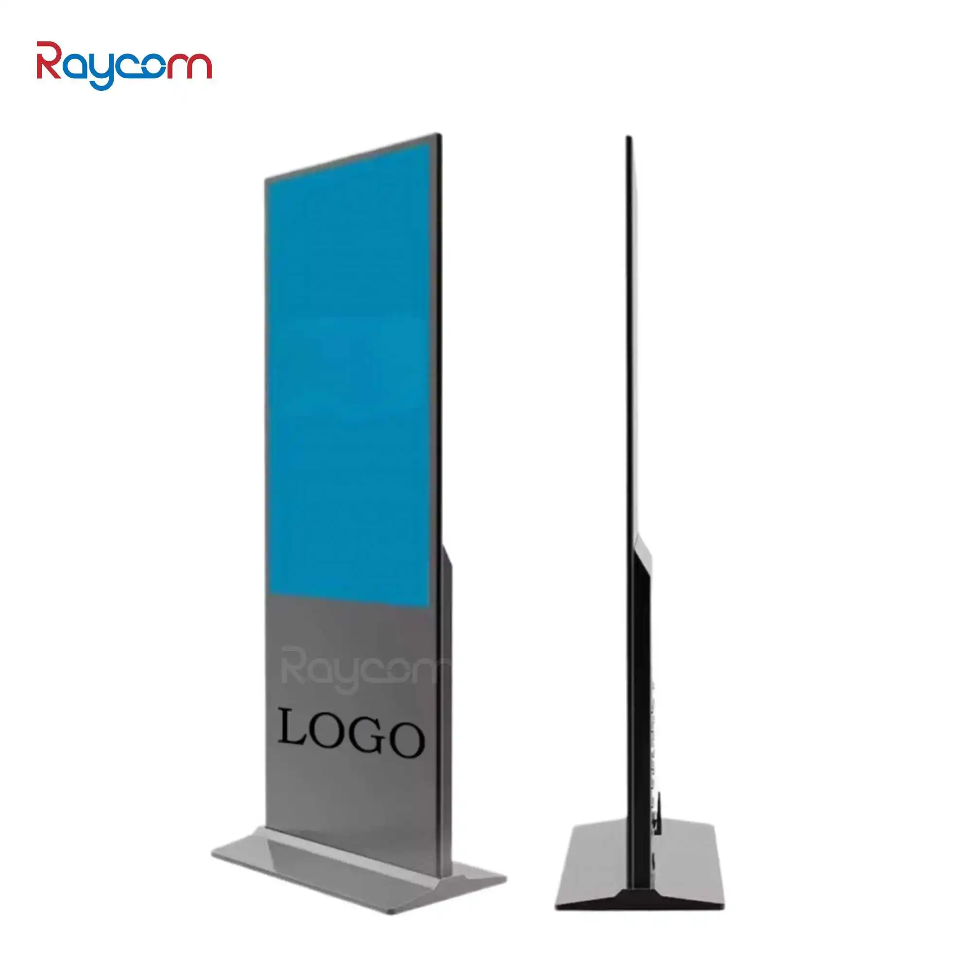 32 43 49 55 inch indoor kiosk floor standing digital signage totem double sided lcd screen advertising video display player