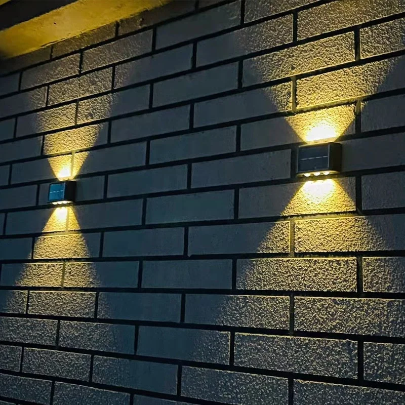 LED Solar Light Outdoor Waterproof Lighting Solar Powered Lamps Wall Lamps for Garden Decoration LED Street Lighting