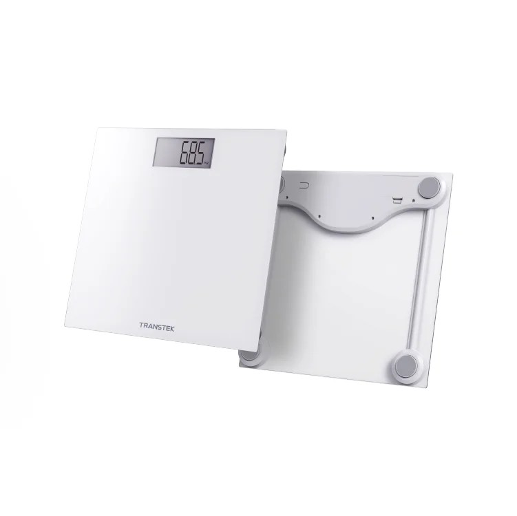 TRANSTEK 180kg Bathroom Scale for Body Weight, Digital Weighing Machine for People, Accurate & Large LCD Backlight Display