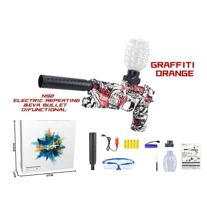 Glock Gel Blaster Pistol Electric Water Gel Gun Blaster Automatic  Gun