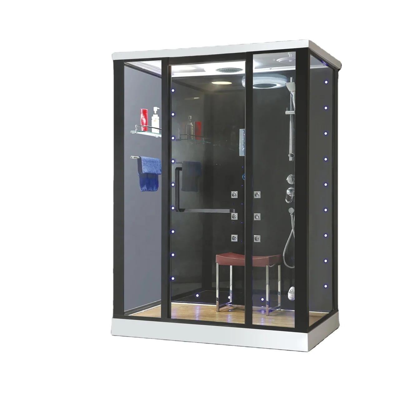 Новинка 2021 года роскошный паровой душ душевая кабина набор корпусов для 2 человек
