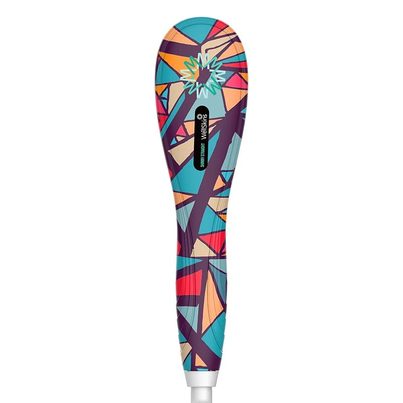 Wellskins Ceramic Straight Hair Comb Curling Rod Dual-use without Hurt the Hair Lazy Artifact Splint Hair Fluffy