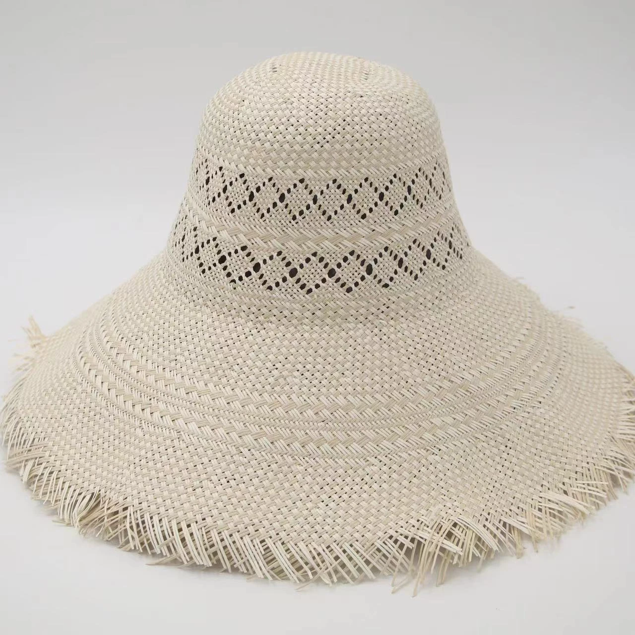 Bulk New Mix-color Handmade Waxed Chinese Paper hat body two tones Cowboy hat for Unisex