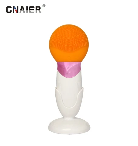 AE-616 CNAIER Handheld Electric Silicone Facial Cleanser Waterproof Skin Cleansing Brush