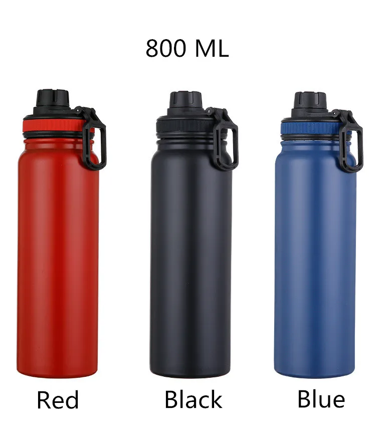 304 stainless steel 1 liter large double wall vacuum insulated thermos water bottle