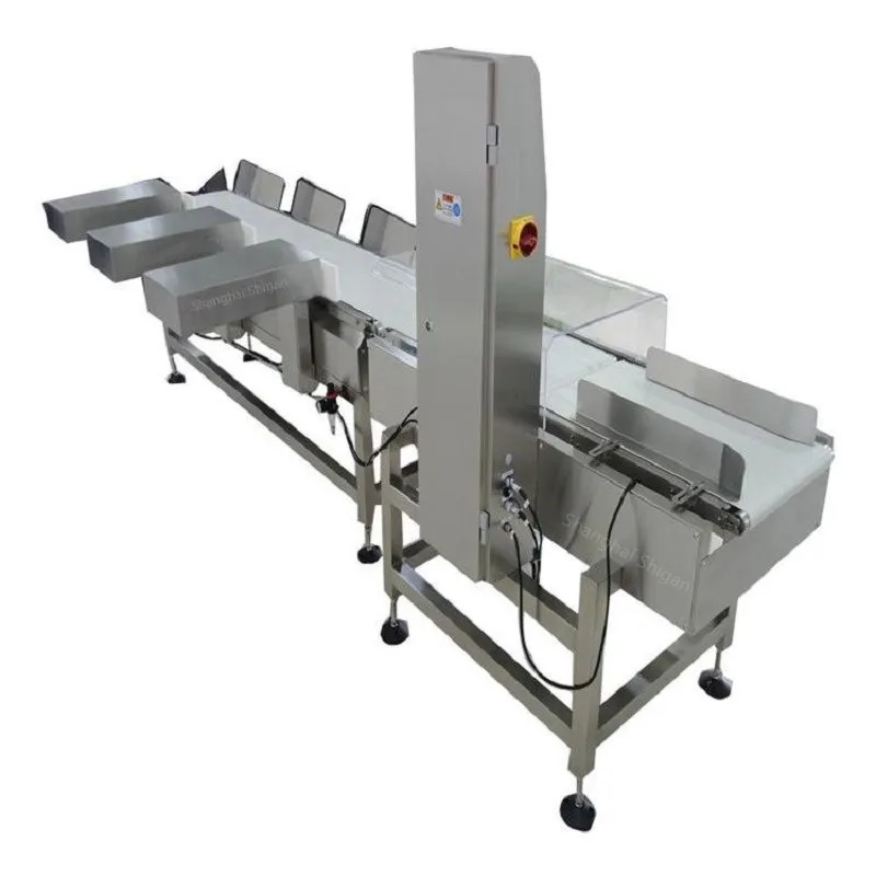 4 level 5 sorting alarm checkweigher fish sorting machine online multi-stage check weigher check weight machine