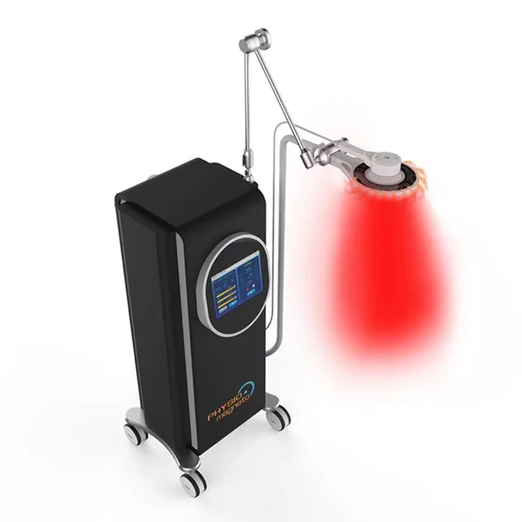 Vertical PEMF Painless Extracorporeal Magnetic Laser Therapy Machine Physio Magneto PMST