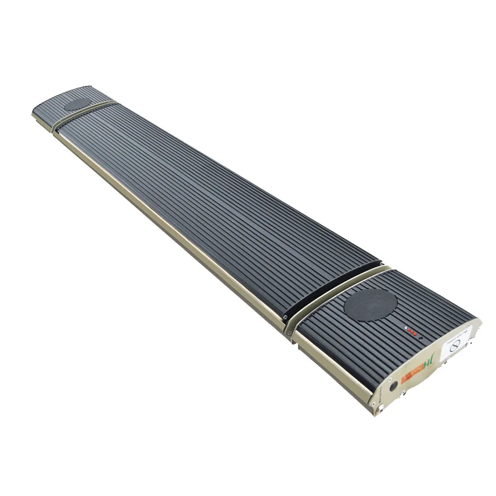 JHheatsup hot sale 2.4KW Room Alloy Waterproof Thermostat patio warm wireless speaker music play Electric Far Infrared Heater