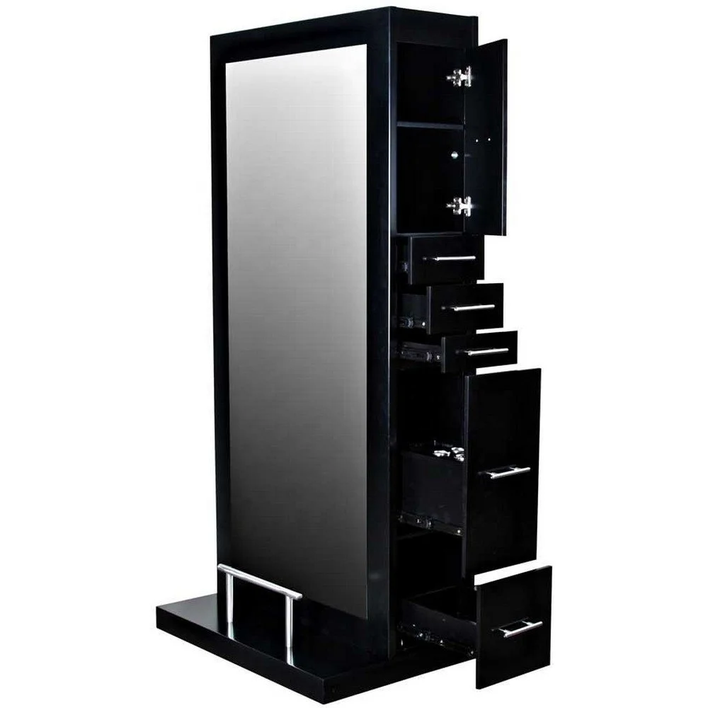 Luxe Beauty barber stations double sided salon station hair salon mirrors styling stations