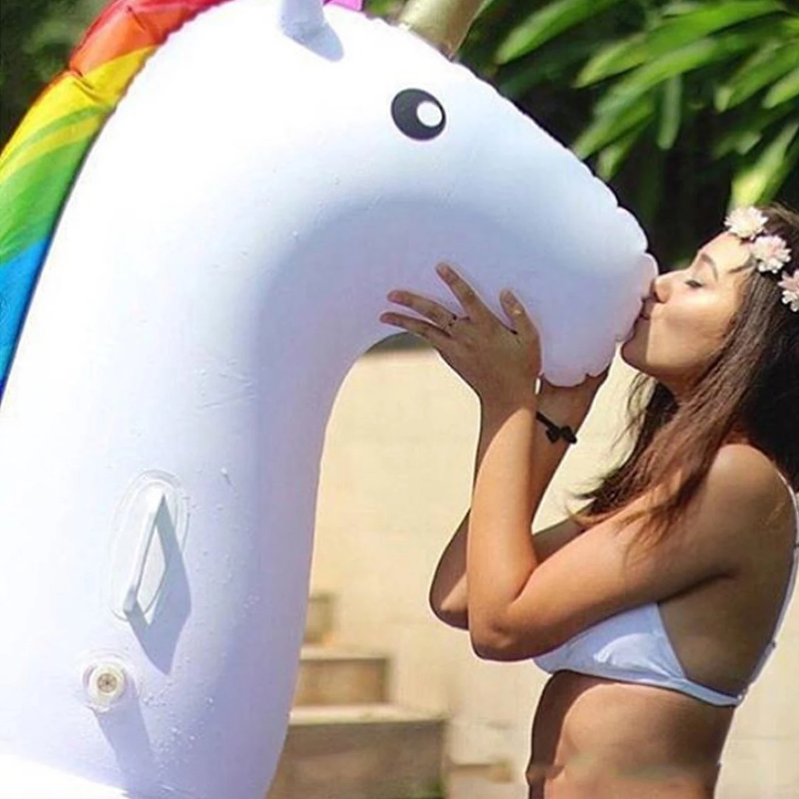 Inflatable Water float Rider Big Unicorn Pool Floats Pool Party Water Toys