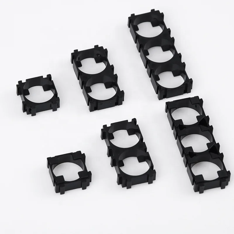 Doublepow Custom 18650 Battery Holder Bracket ABS Cylindrical Spacers for 18650 Batteries Excellent Battery Accessories