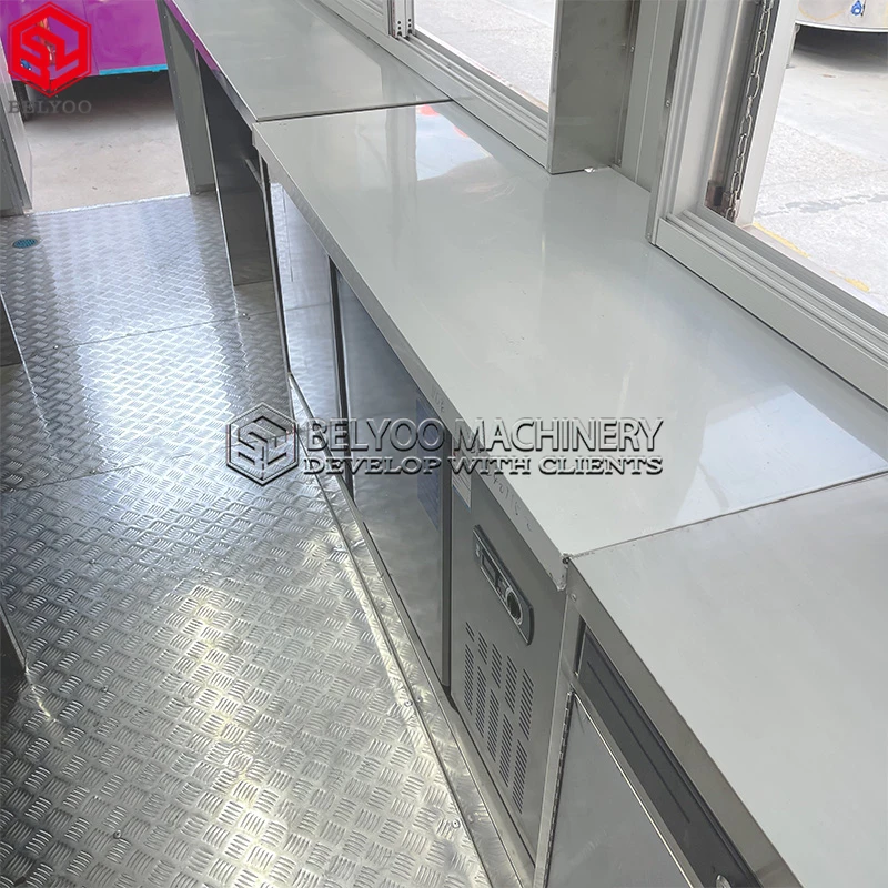 Innovative Street Vending Food Trailer with Full Kitchen and Ice Cream Truck Accessories for Sale