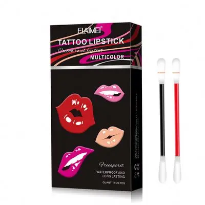 Водонепроницаемый стойкий блеск для губ ELAIMEI, сигаретный чехол, ватный блеск для губ, блеск для губ