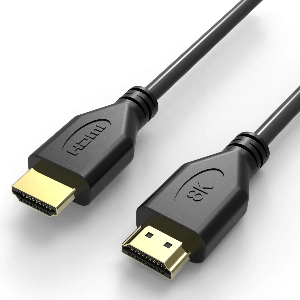 30% Off Premium 8k 60Hz Hdmi Cable 4k 120hz Uhd Braided Hdmi 2.1 Cable Cord Male To Male For Laptop HDTV