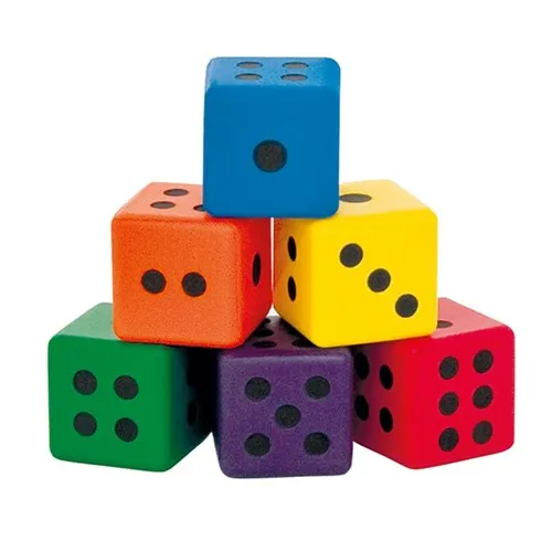 Educational toy Kids Playing Party Dice EVA Foam Dices