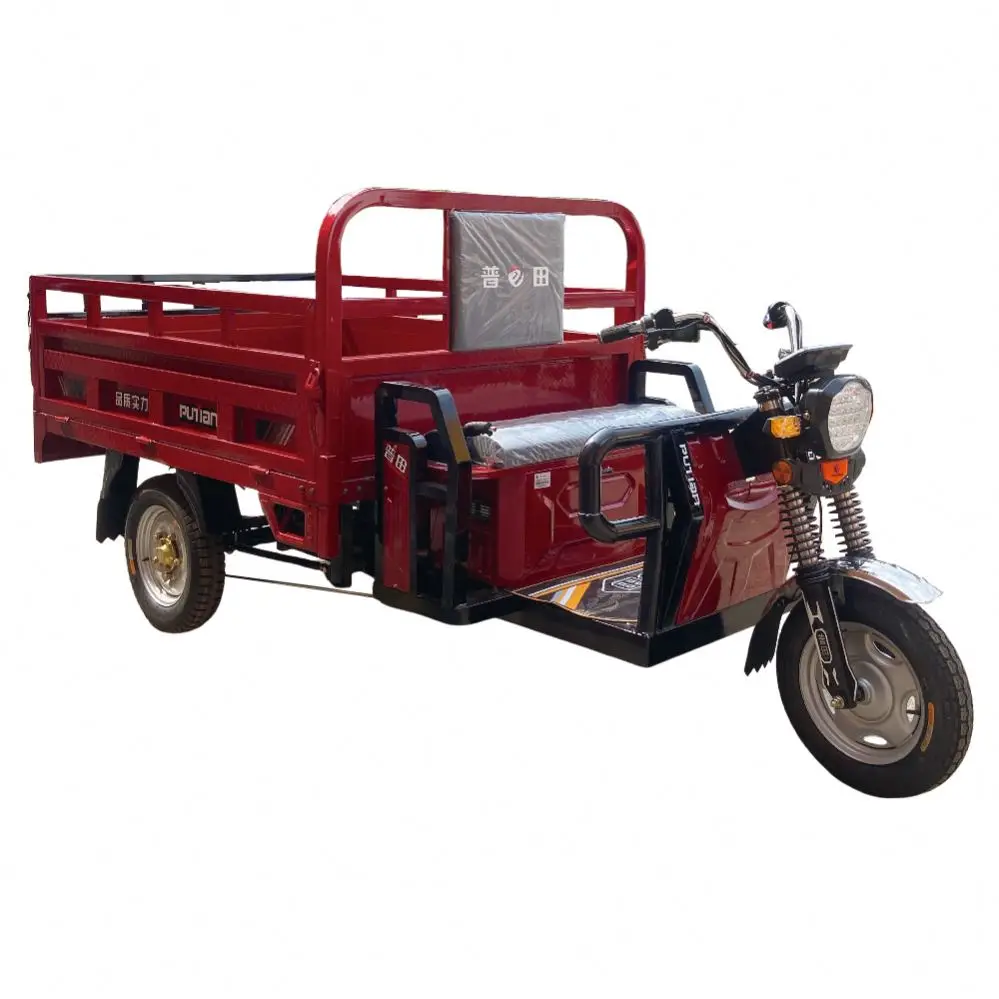 Hot Selling LED 3-Wheel Motorcycle Electric Tricycle for Adult Use