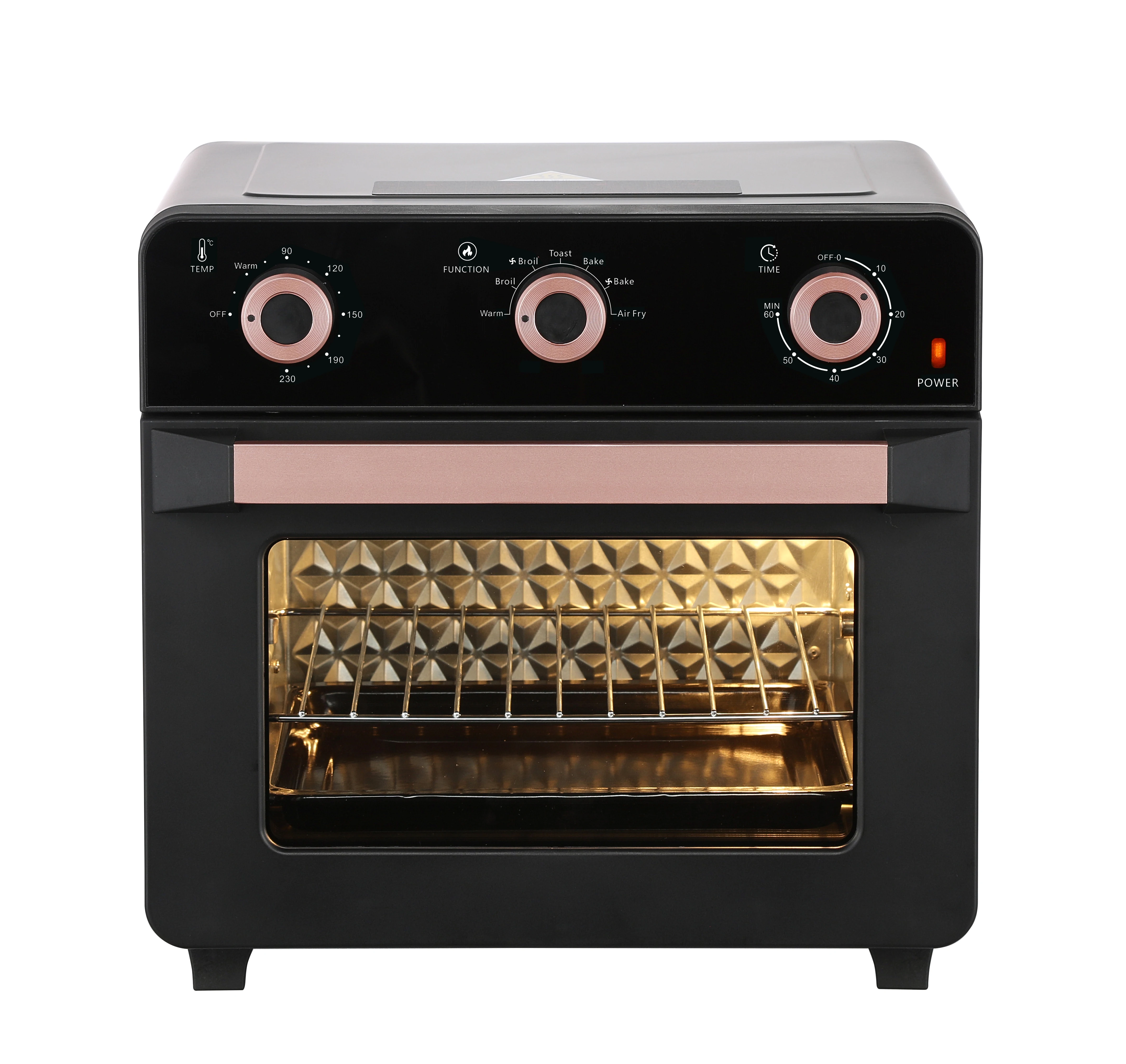 20L 1400W Posida new product air fryer toaster oven with CE ETL approved