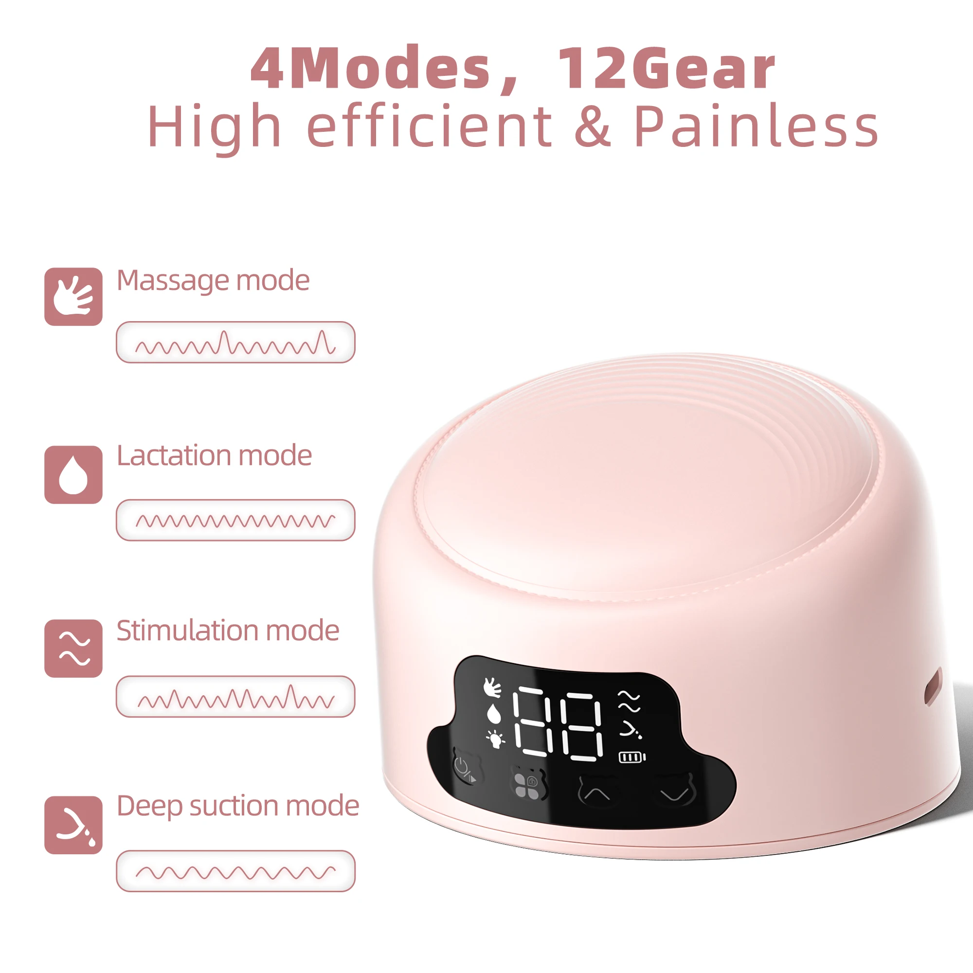 Widely Used Superior Quality Portable Electric Breast Pump Silicone Breast Pump