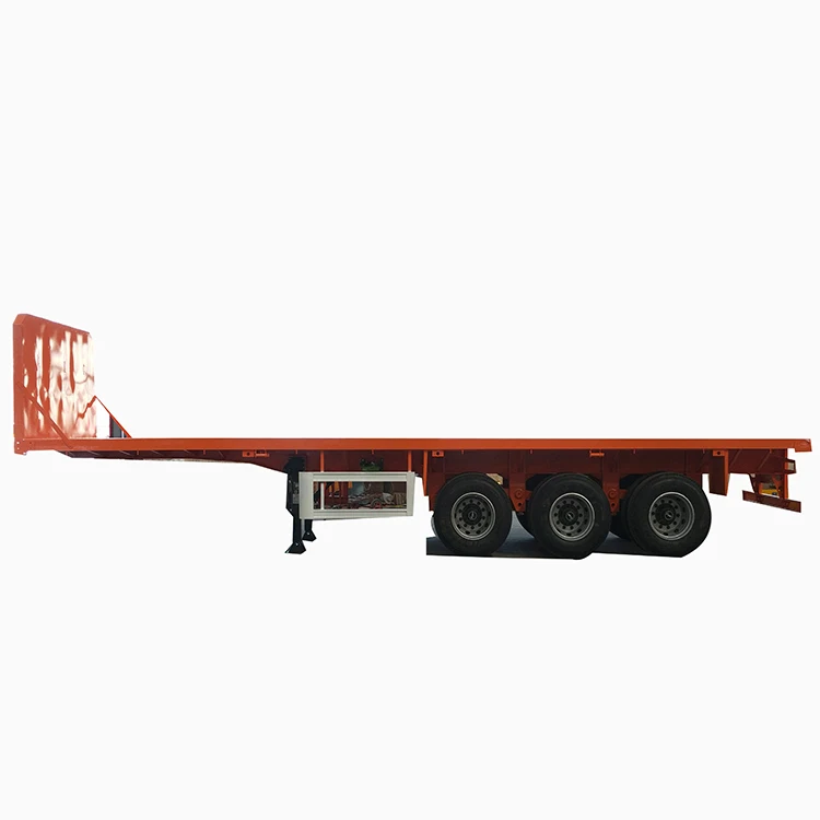 low flatbed semi trailers Container Chassis semi truck flatbed trailer japan