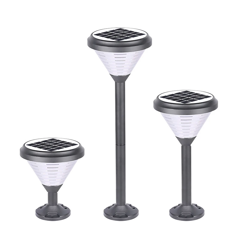 wholesale outdoor waterproof 3000K 4000k 6000k led 5w 7w 800mm bollard spike lawn landscape stake solar garden light