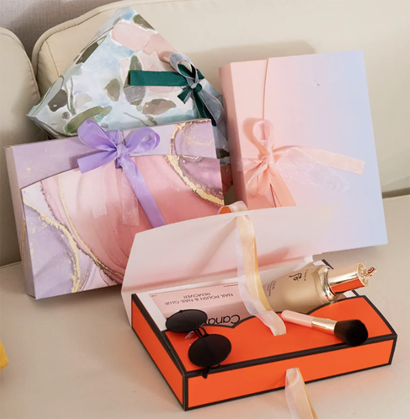 Hot Selling Foldable Paper Box Jewelry Cosmetics Candy Packaging Box  Paper Box for Shirt Packaging