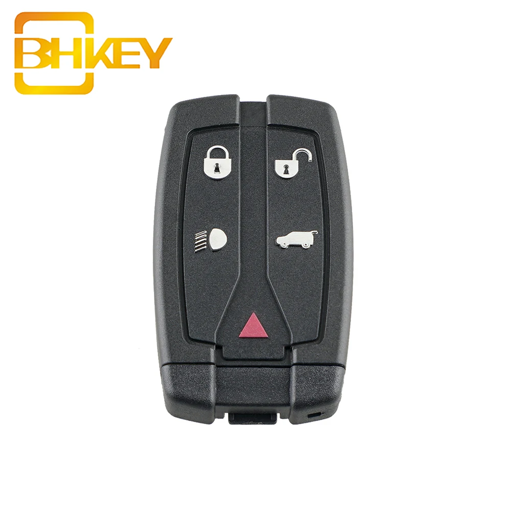 5 Buttons Uncut Blade Car Key Case Cover For Land Rover Freelander LR2 2008-2011 Remote Key Shell