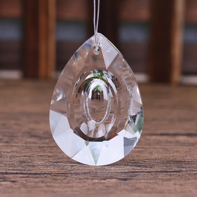 CH Crystal Prisms Crystal Glass Ball with Hole for Sun Catcher Chandelier Hanger 4cm
