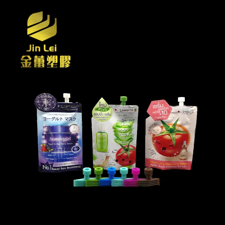 juice pouch food packaging spout pouch plastic water bag spout packaging bags packaging plastic bag