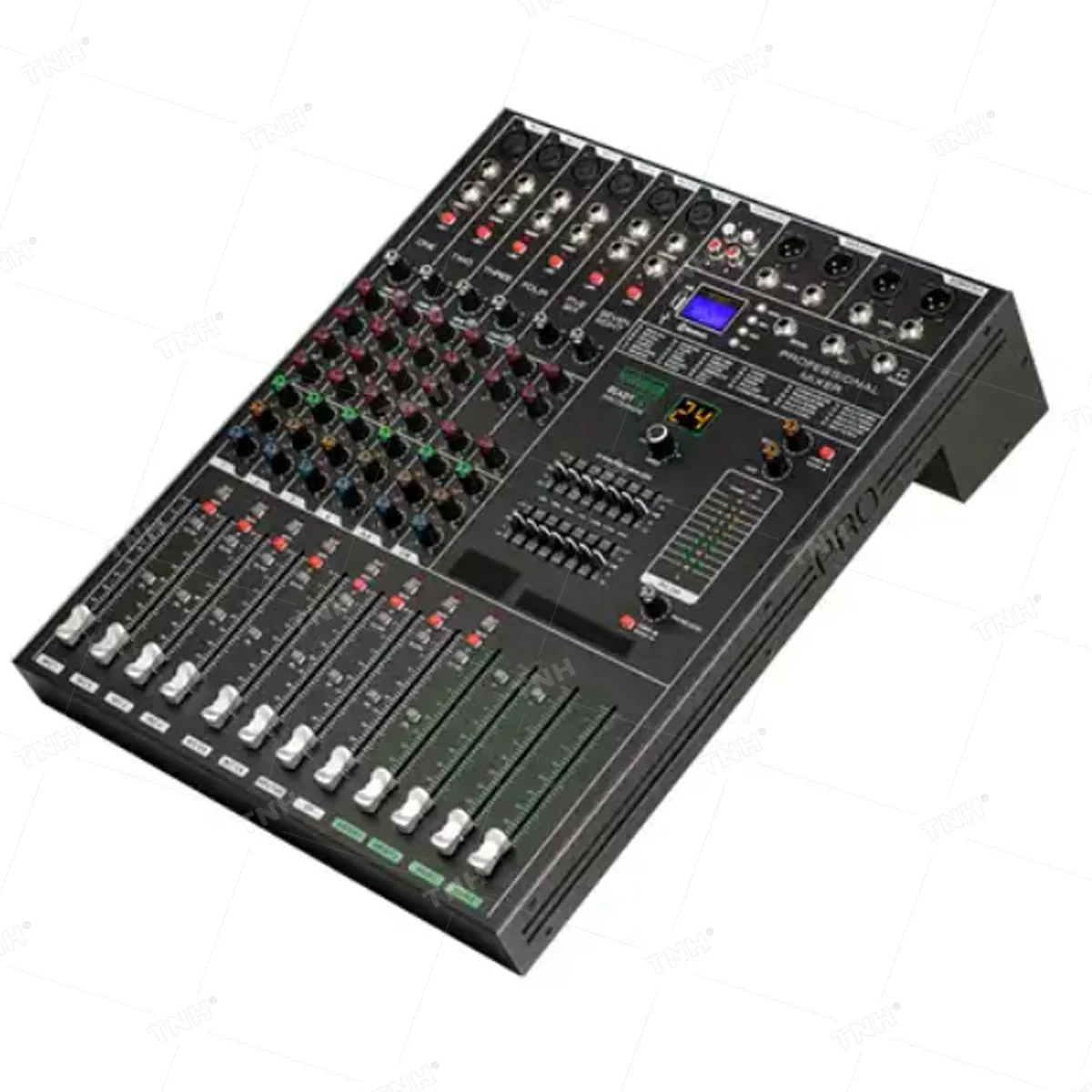 MR-9300 MR 9300 Mp3 Professional Audio mixer Console DJ Player Independent Phantom Power 8 Channels USB Blue tooth