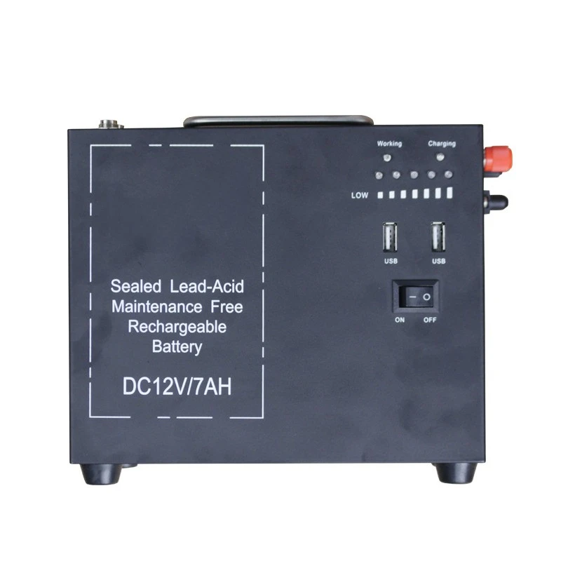 15W portable Solar Panel charger 12V 7AH Polycrystalline Silicon Battery LED Lamps solar Kit for Outdoor Application