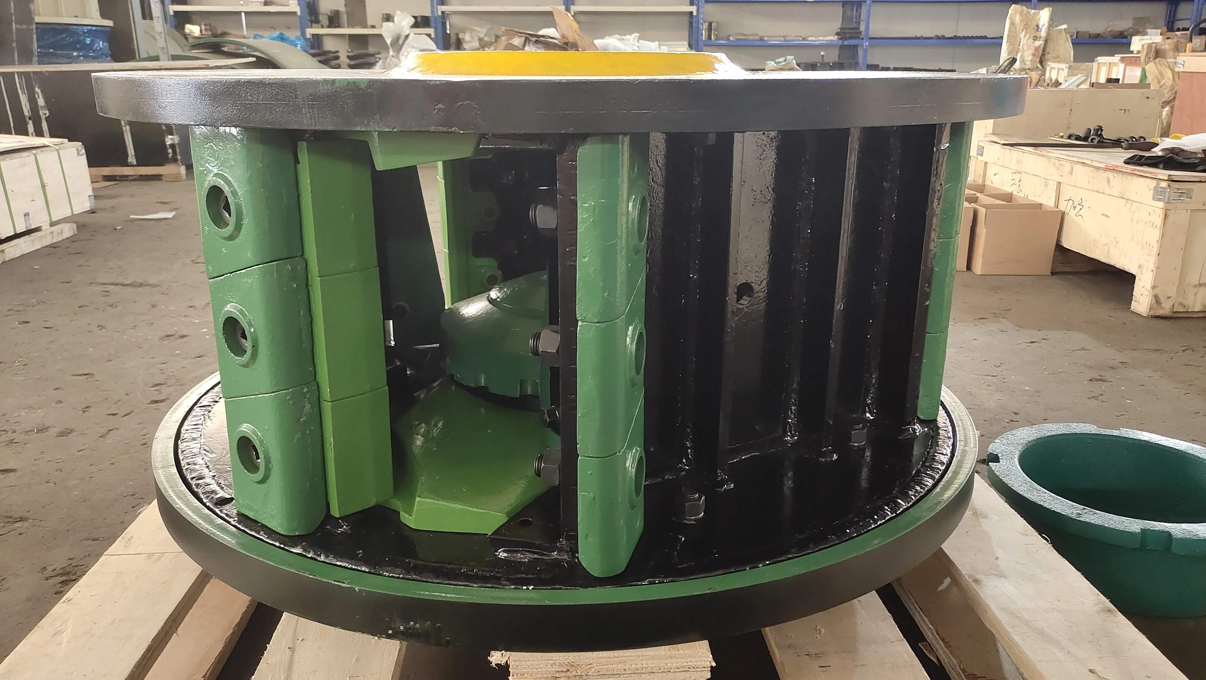 B7150 VSI sand making machine rotor tip with carbide insert for vertical sand crusher spare parts