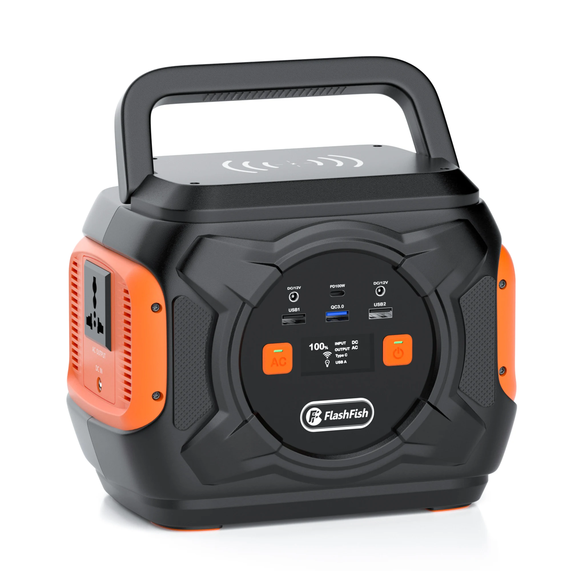 Wholesale 300W Powerstation Energy Charger 110V 220V Backup Lithium Battery Solar Generator Wireless Portable Power Station