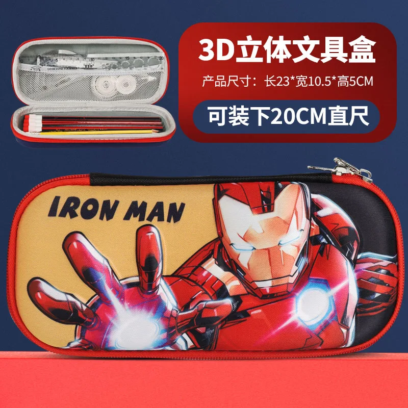 Linda toy Wholesale Anime Spiders Pencil Case Student Large Capacity Pen Case  Multi-functional Cute Cartoon Pen Case
