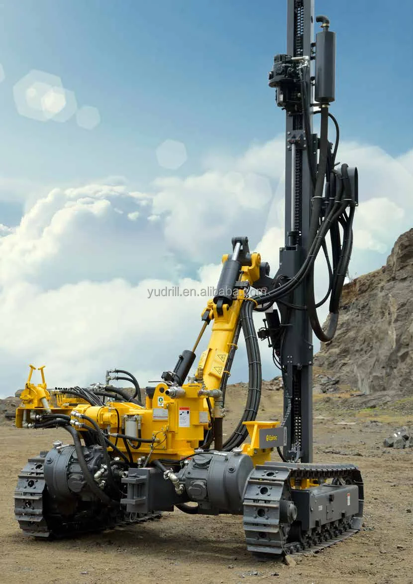 AirROC T35 D50 Tophammer / Down-The-Hole Track-mounted Drill Open Use Pneumatic Rock Drill Rig for Limestone Quarries