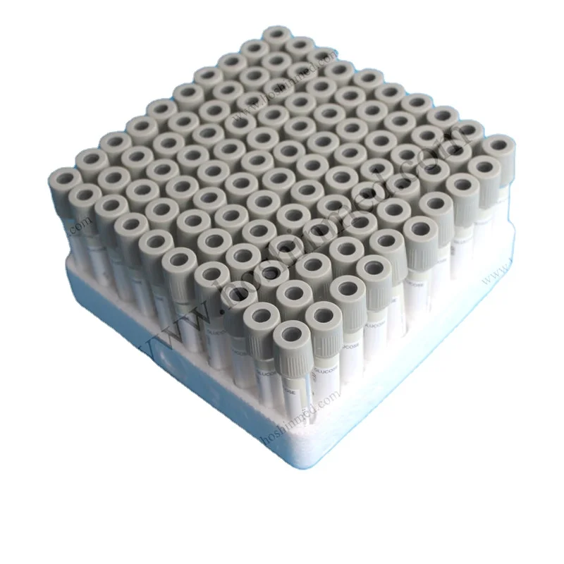 Китайский производитель, серая верхняя добавка для глюкозы 2-6 мл, вакуумная трубка для взятия крови