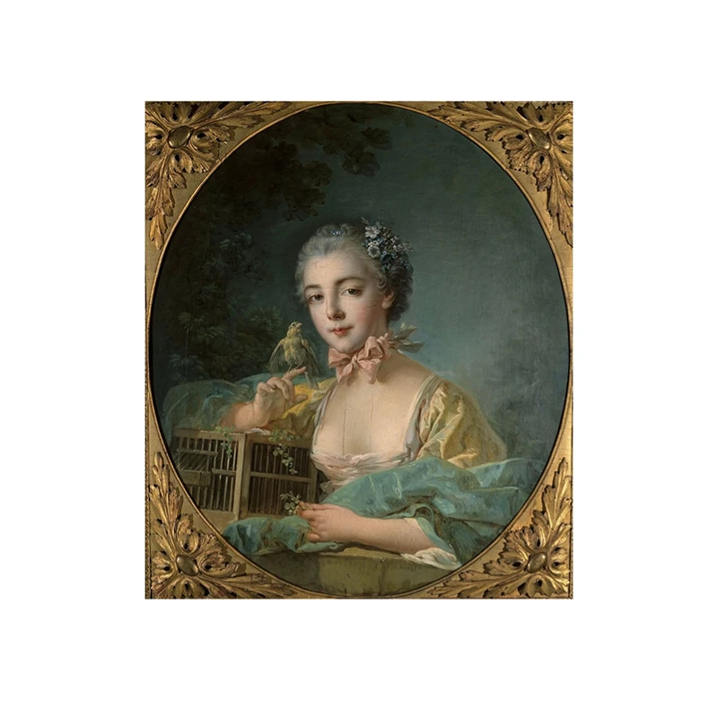 Classical European Noblewoman Home Decoration Portrait Poster Hanging Canvas Painting Portrait Oil Decorative Painting