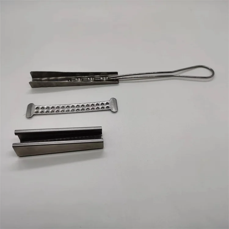 wholesale drop wire clamp High Quality stainless steel fiber clamp for ftth