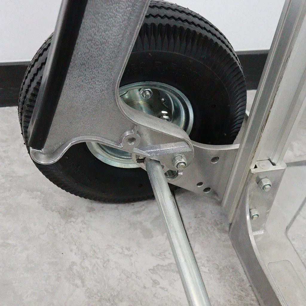
Aluminum flow back metal hand truck trolley cart 