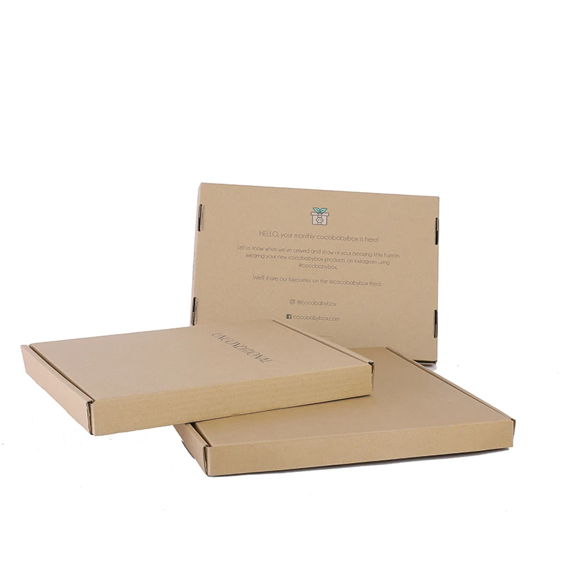 Corrugated Book Mailer Branded Cardboard Beauty Suit Master Postage Carton Painting Custom Shipping Box For Clothes