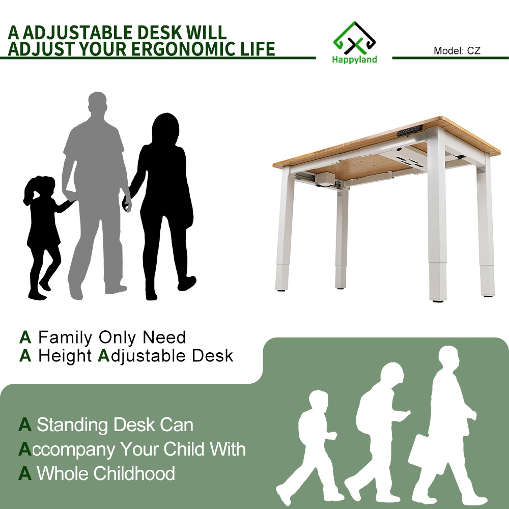 Modern Office Furniture Meeting Desk Electric Sit Stand Lift Conference Table Height Adjustable Standing Desk Frame For Dining