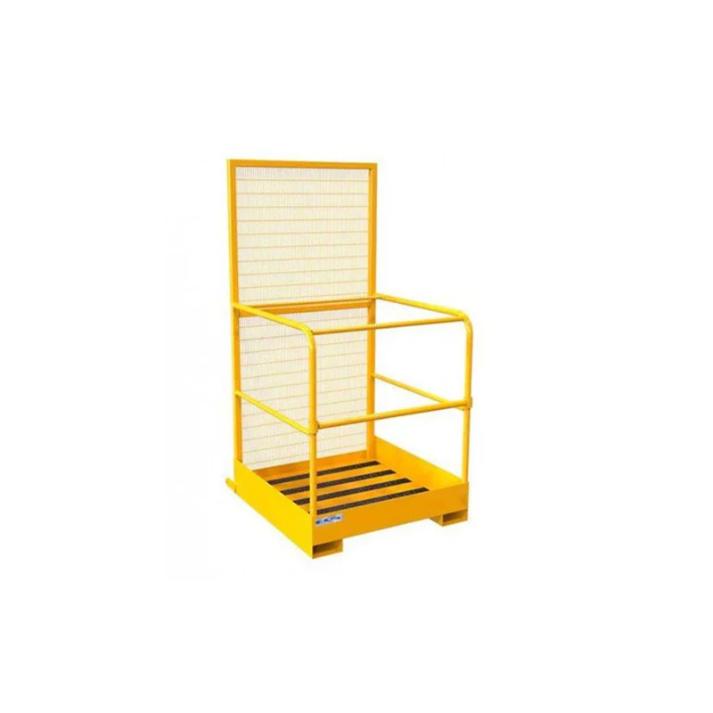 Warehouse Forklift Platform Attachment Custom Safety Cage