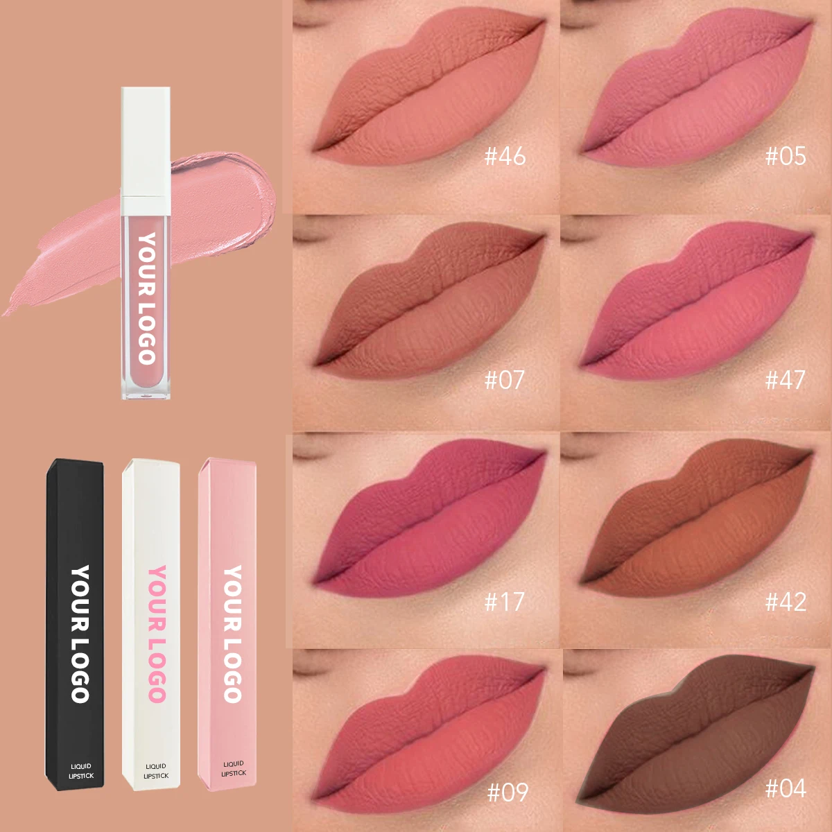 MLM Custom Makeup vegan lipstick feature a luxury and waterproof matte formula designed in the shape of a pepper spray lipstick